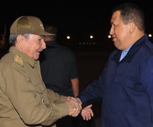 Líderes latinoamericanos felicitan a Chávez por su victoria