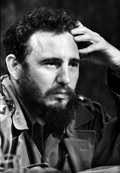 Fidel Castro foto de Liborio Noval (1964)