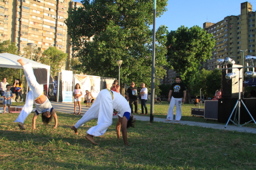 capoeira en el 162 natalicio de Marti en Lugano