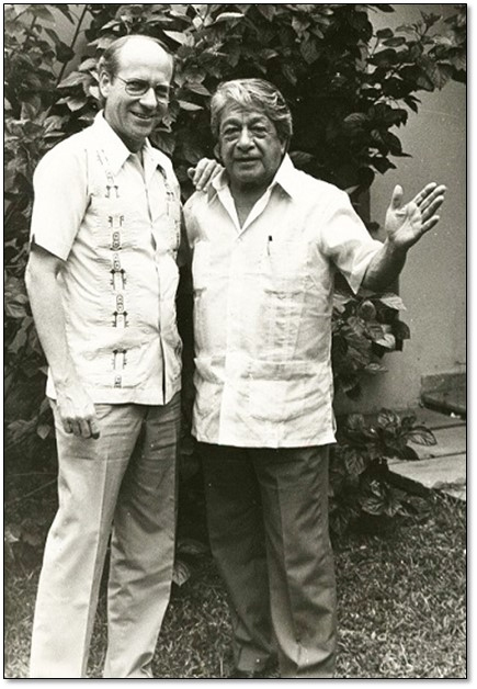 Martínez Pírez y Guayasamín (Foto archivo PMP)